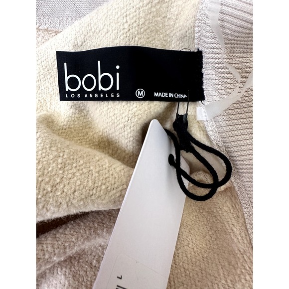 Revolve Bobi Open Tie Back Sweatshirt-Size Medium Womens-Color Sandy-NWT - Picture 5 of 6